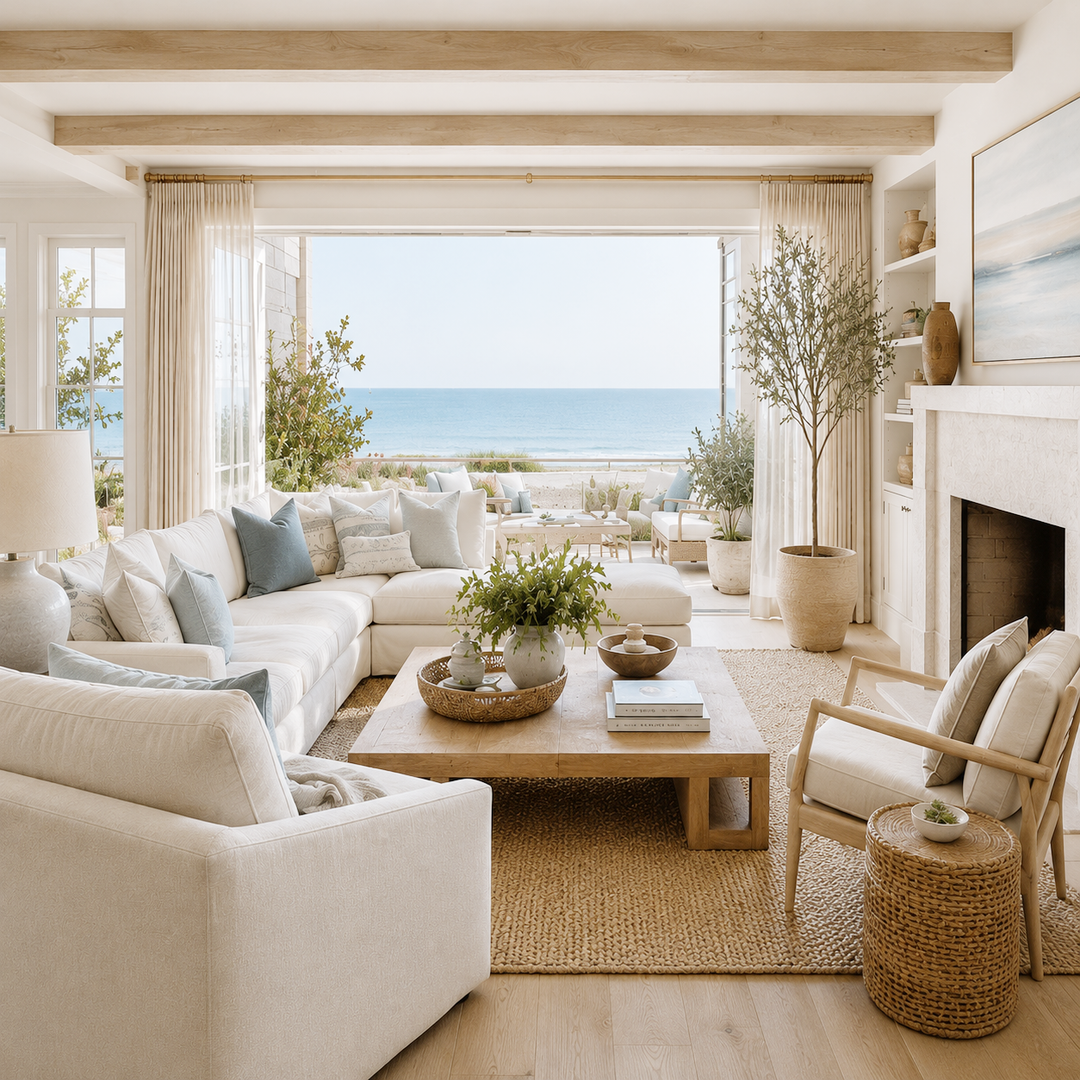 Create A Timeless Coastal Living Room