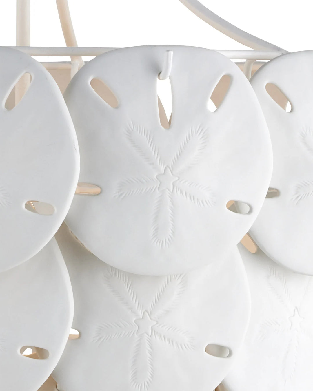 Tulum Medium White Chandelier