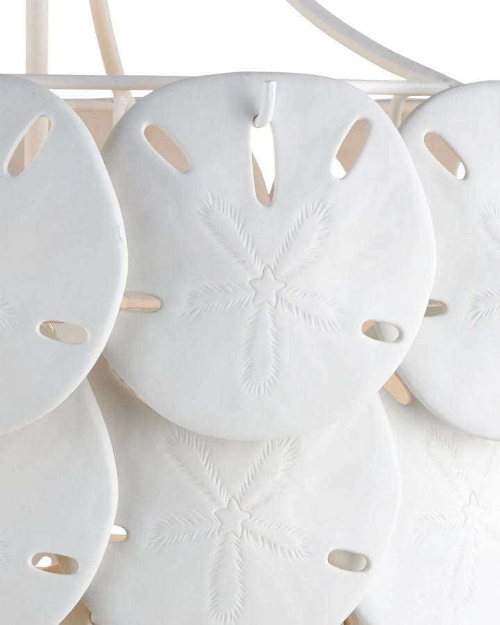 Tulum Medium White Chandelier