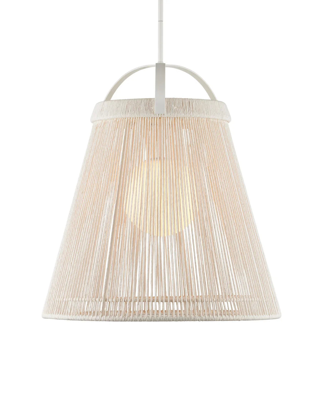 Parnell Medium White Pendant
