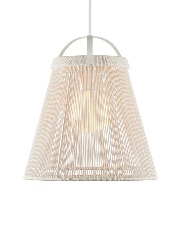 Parnell Medium White Pendant