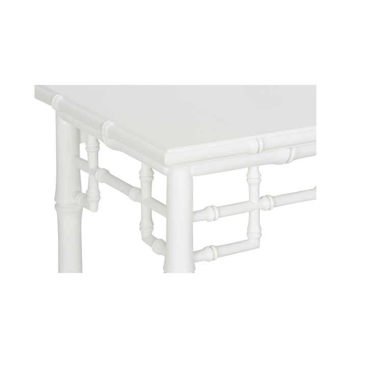 Bamboo Console - White