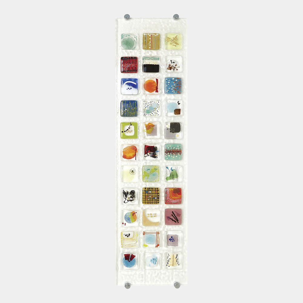 Lucretzia Fused Glass Panel Rectangle 1