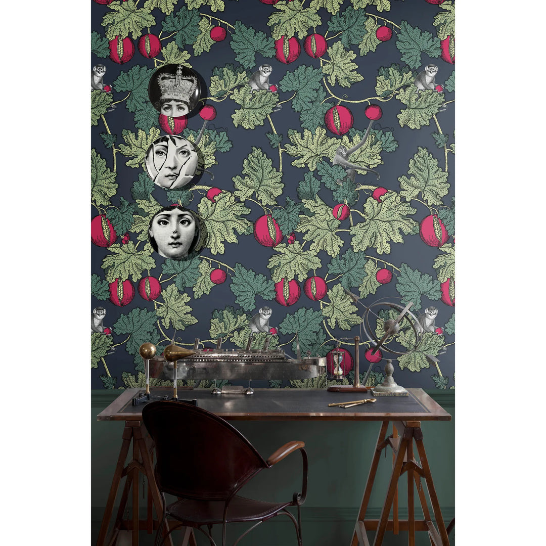 Frutto Proibito Wallpaper Ink &amp; Magenta