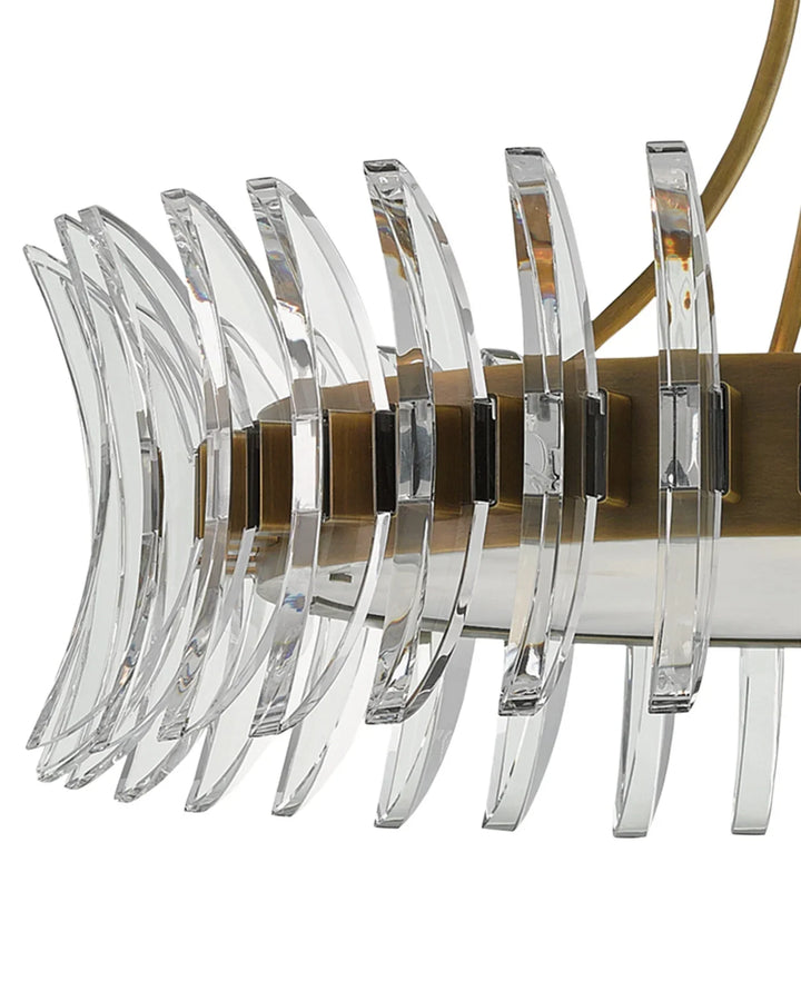 Coquette Large Brass Chandelier