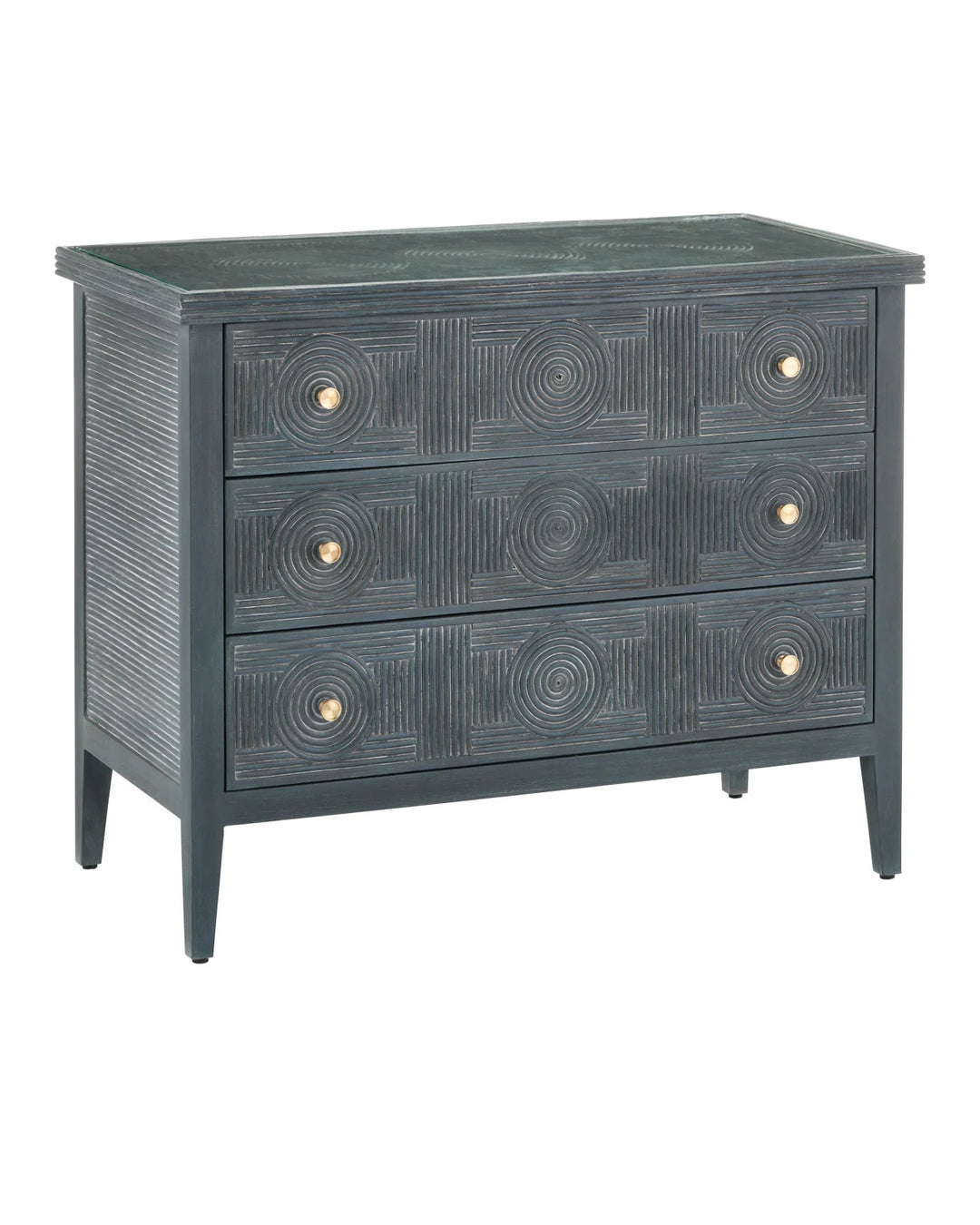 Santos Vintage Navy Large Chest
