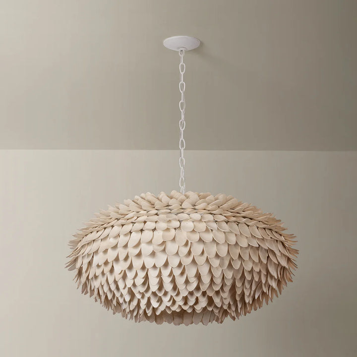 Alsen Coco Shell Chandelier - 36.5"