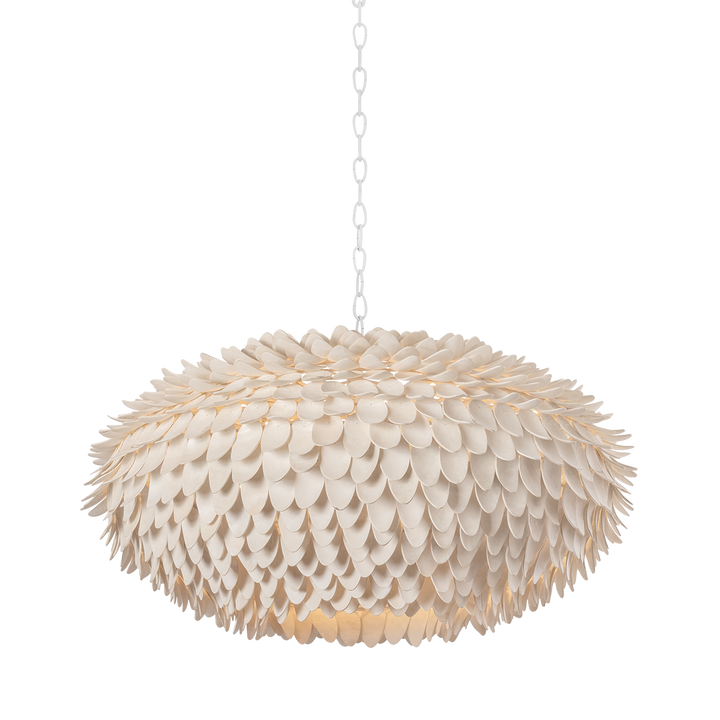 Alsen Coco Shell Chandelier - 36.5"