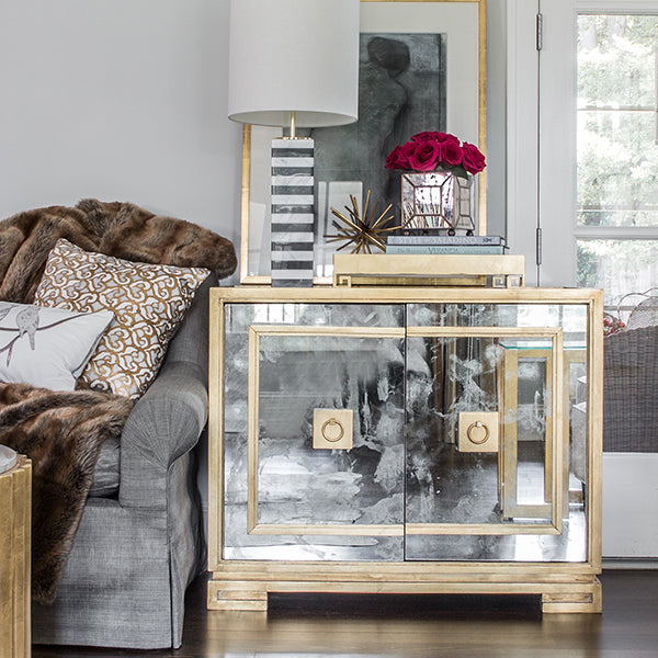 Ophelia Cabinet - Gold
