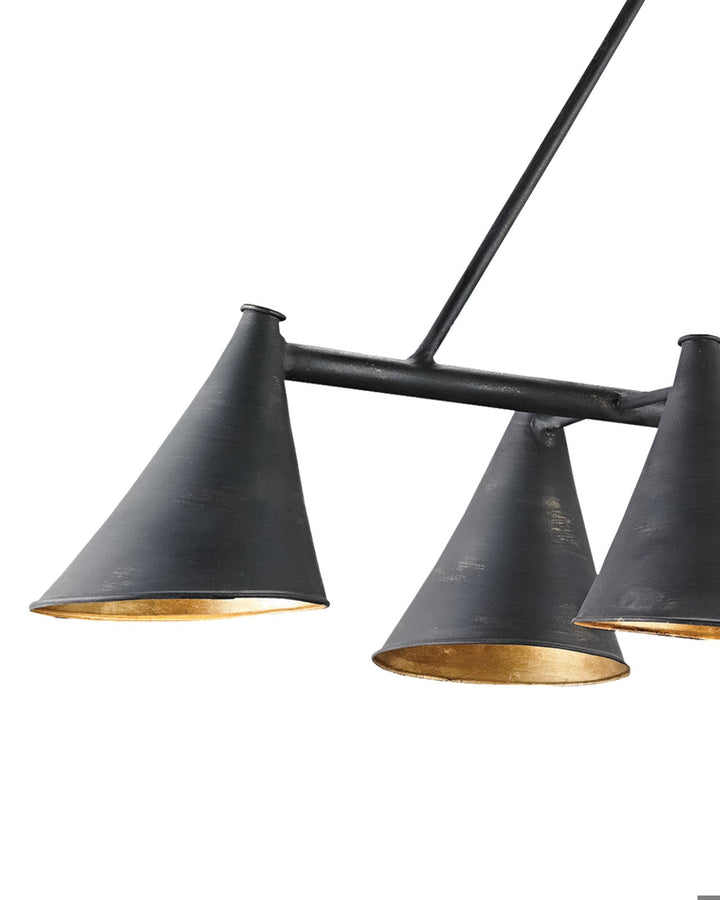 Culpepper Black Rectangular Chandelier