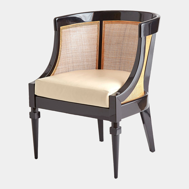 Naomi Cane Chair - Black