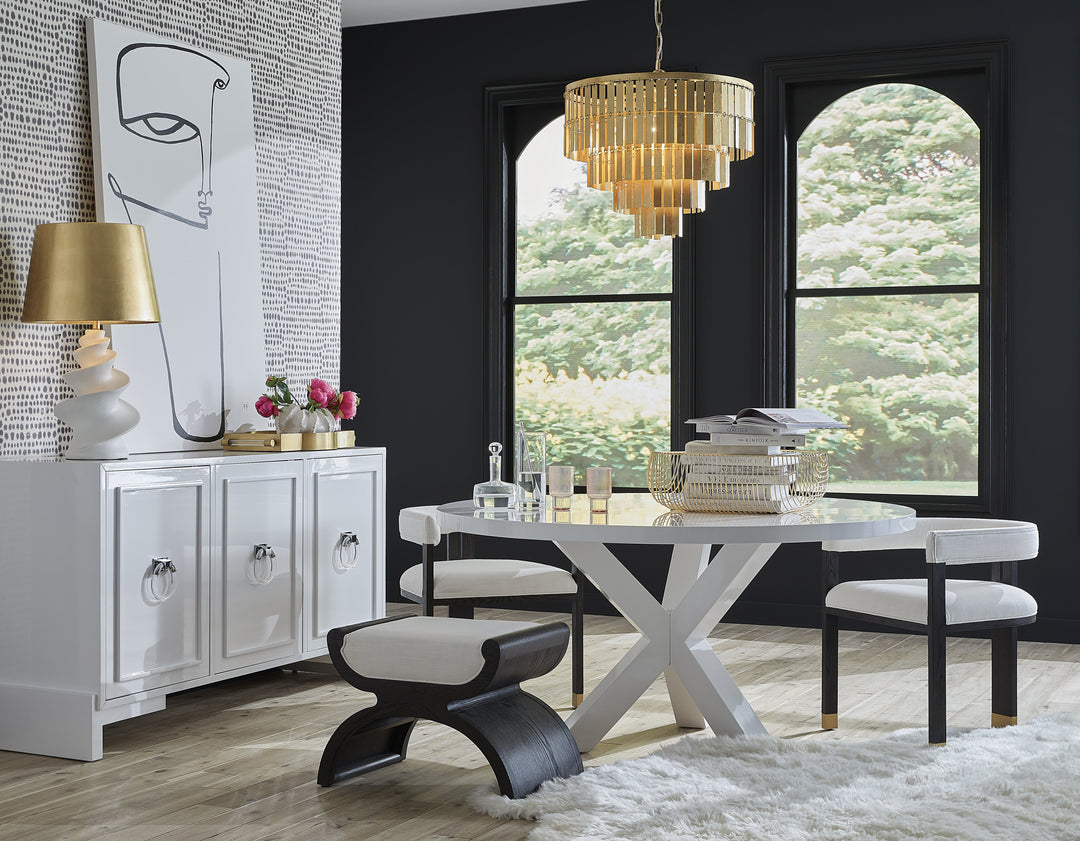 Greer Dining Table - Cerused Oak