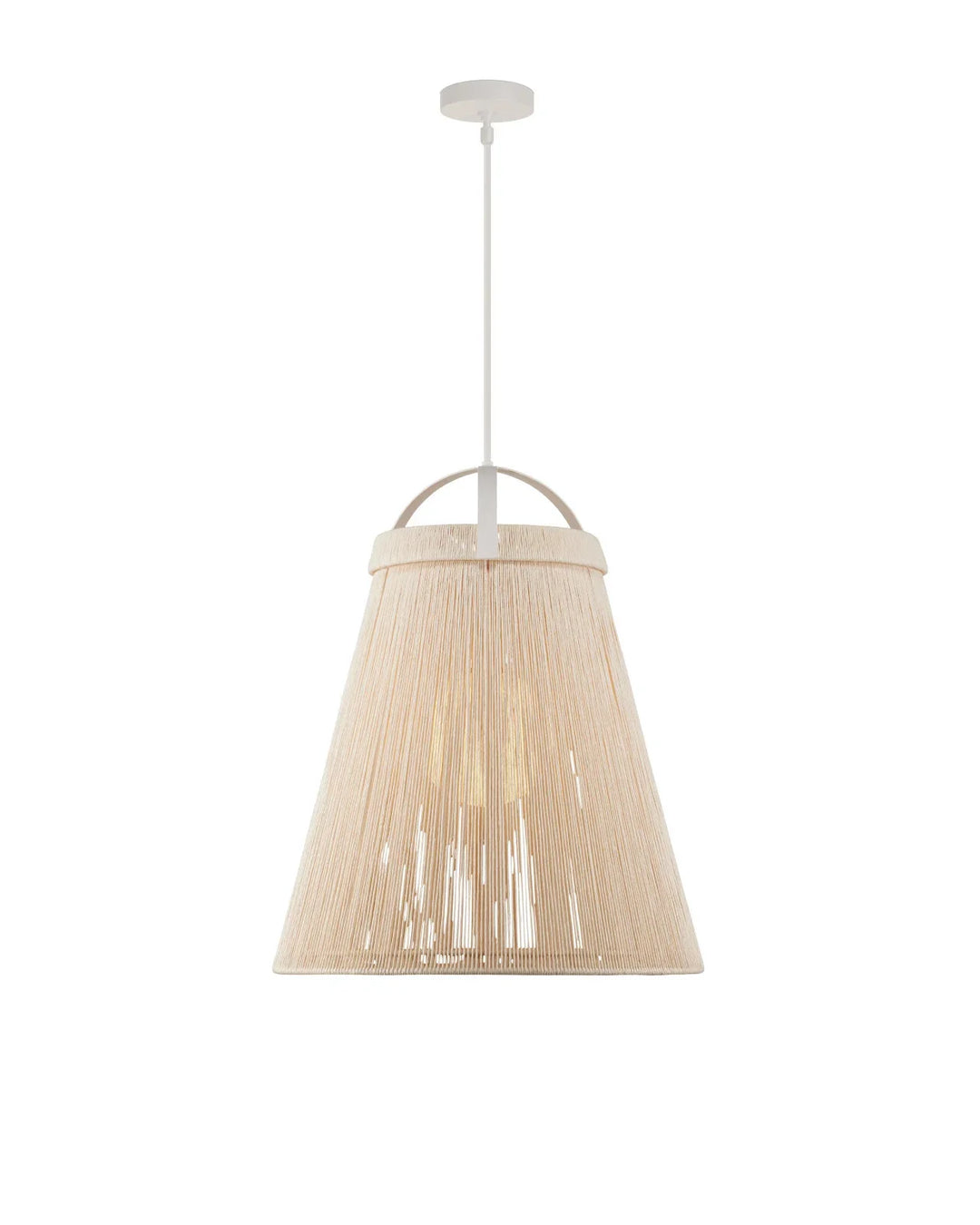 Parnell Large White Pendant
