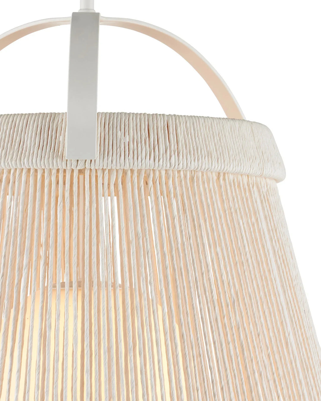 Parnell Medium White Pendant
