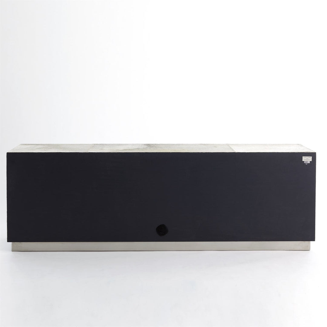 Metro Long Cabinet - Grey Hair-On-Hide