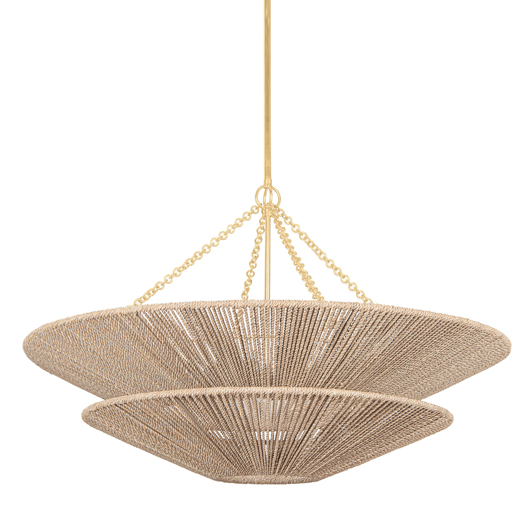 Tropea Abaca Rope Chandelier - 40"