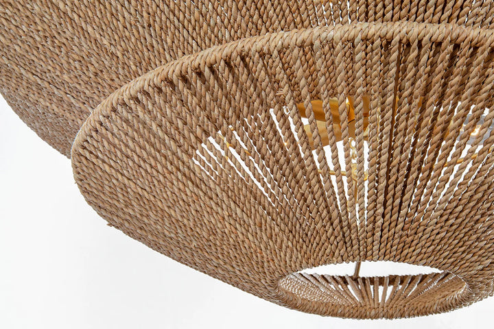 Tropea Abaca Rope Chandelier - 40"