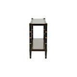 Conner Cane Console - Black