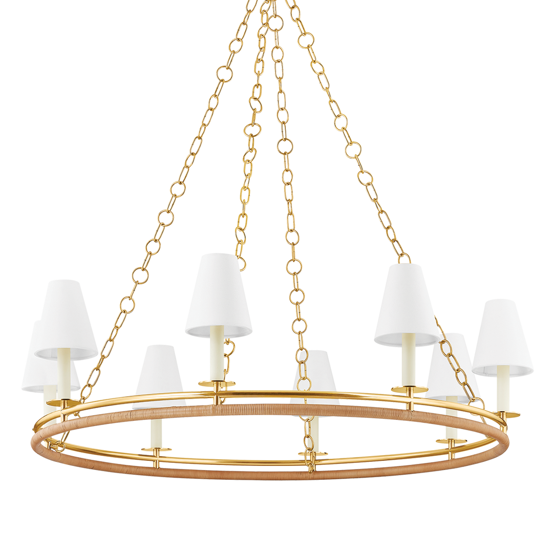 Swanton Rattan Chandelier