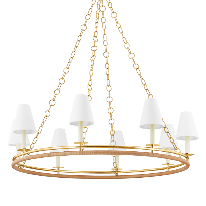Swanton Rattan Chandelier