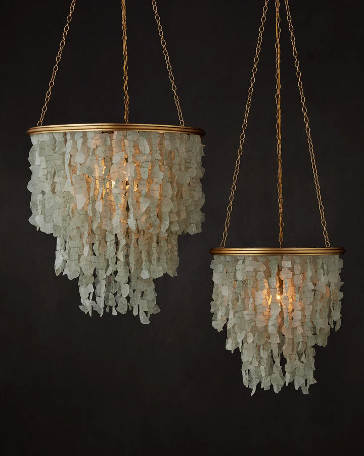 Verre de Mer Chandelier 28"H