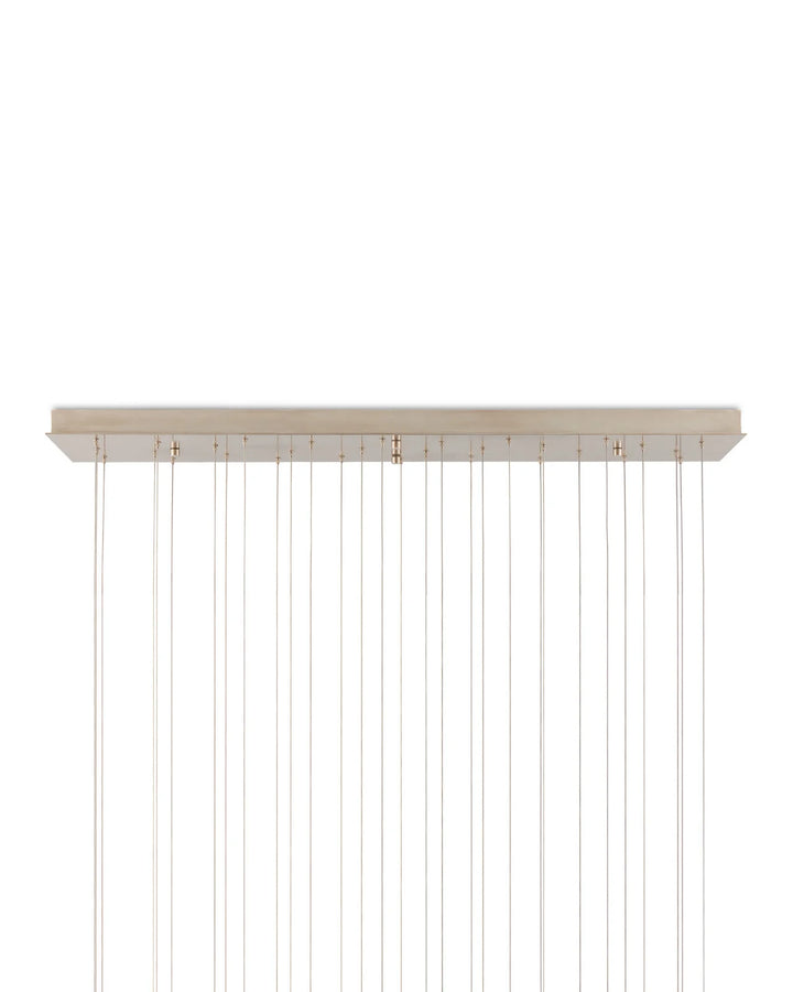 Beehive 30-Light Round Multi-Drop Pendant