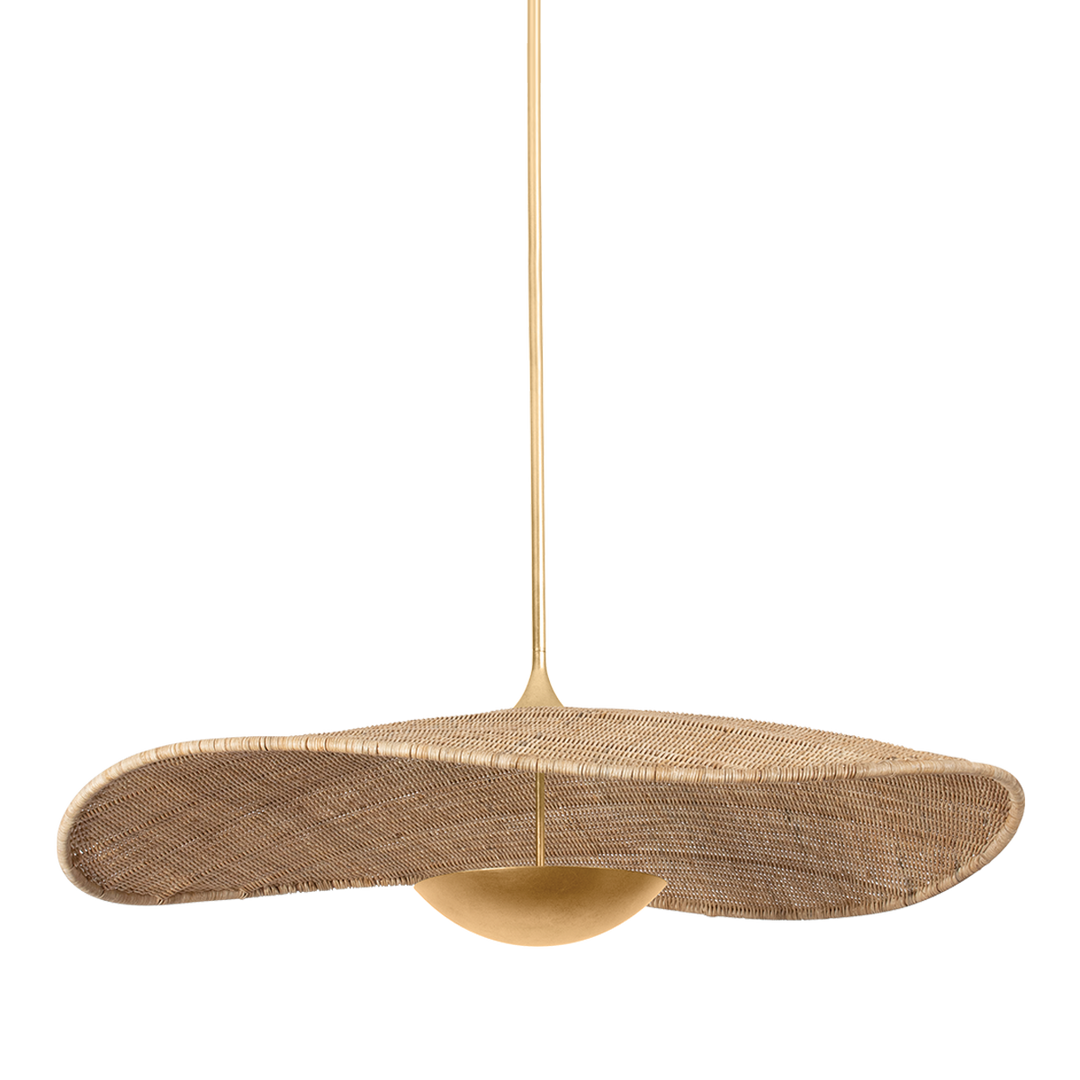 Shiloh Rattan Chandelier