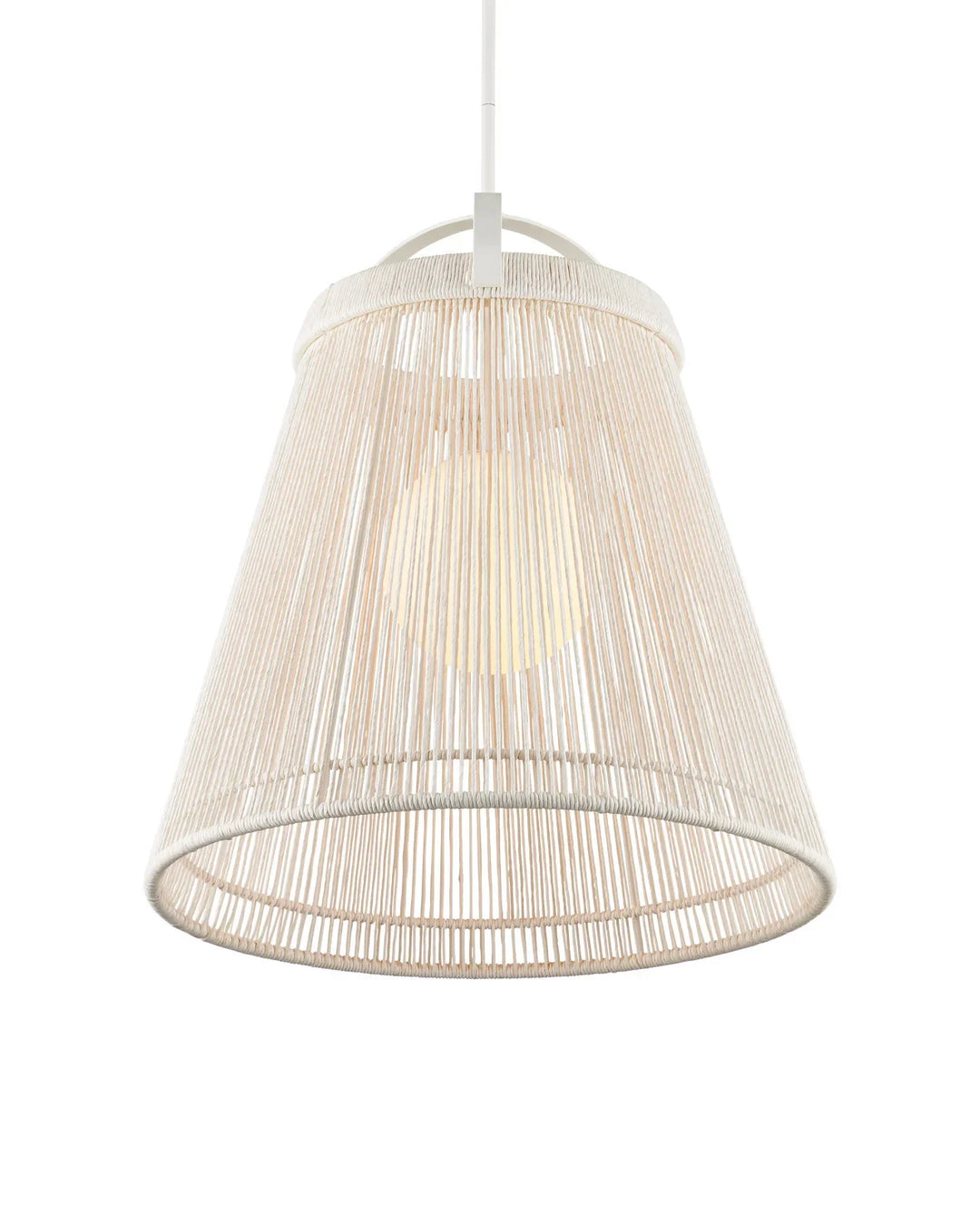 Parnell Medium White Pendant