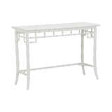Bamboo Console - White