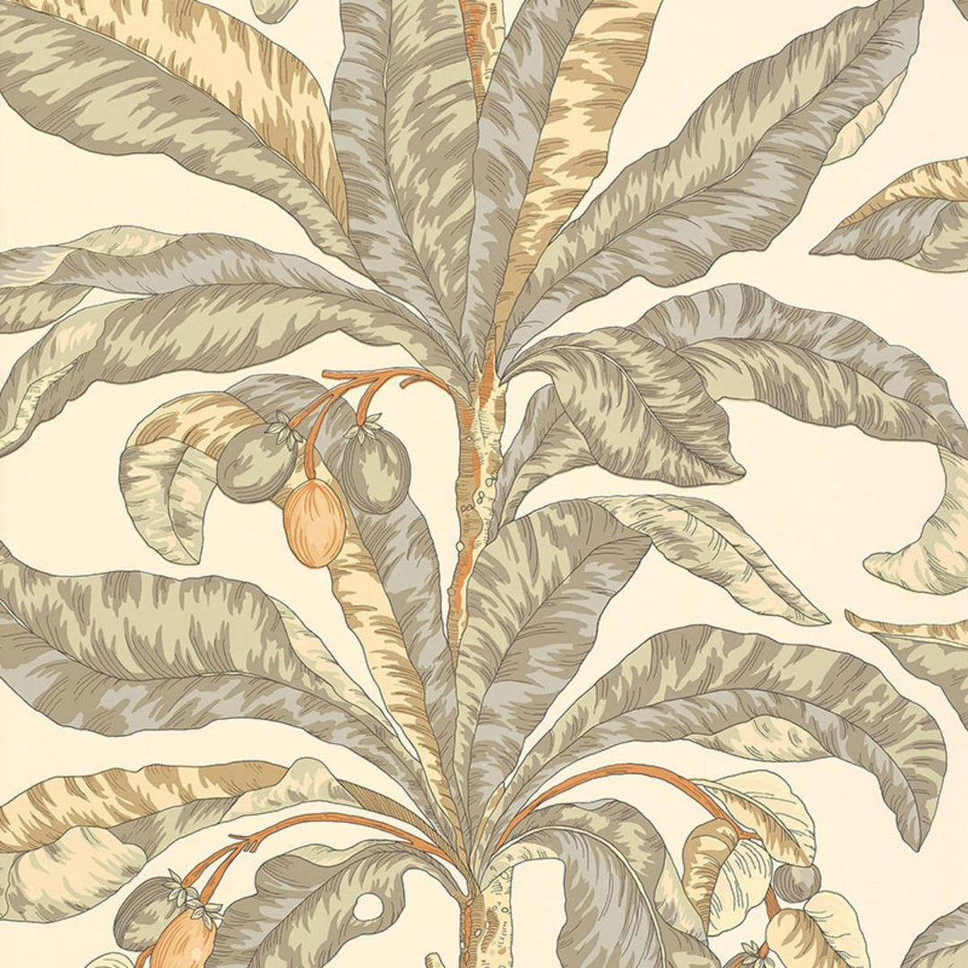 Blair House Palm Wallpaper - Vanilla &amp; Aqua  5004060