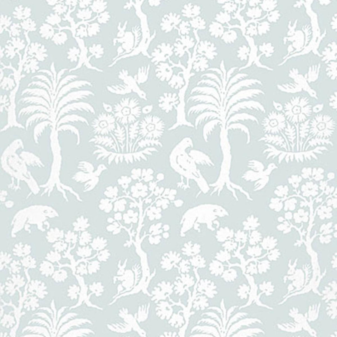 Palm Damask Wallpaper - Sky  5004353