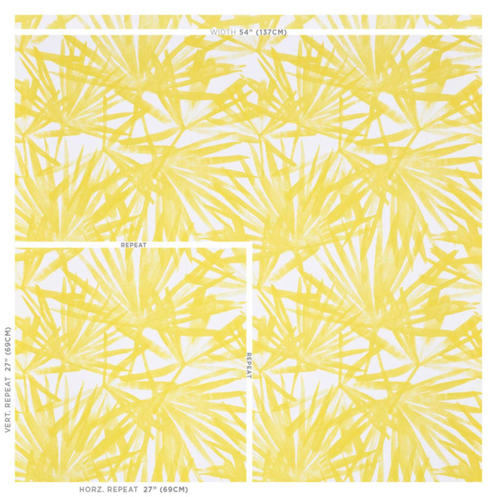 Sunlit Palm Wallpaper - Yellow  5010561