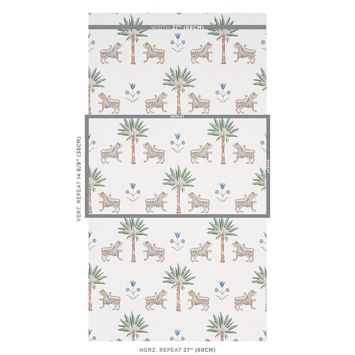 Tiger Palm Wallpaper - Delft  5012921