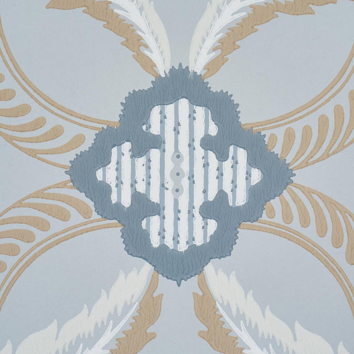 Front Waltz Wallpaper - Light Blue  5013152