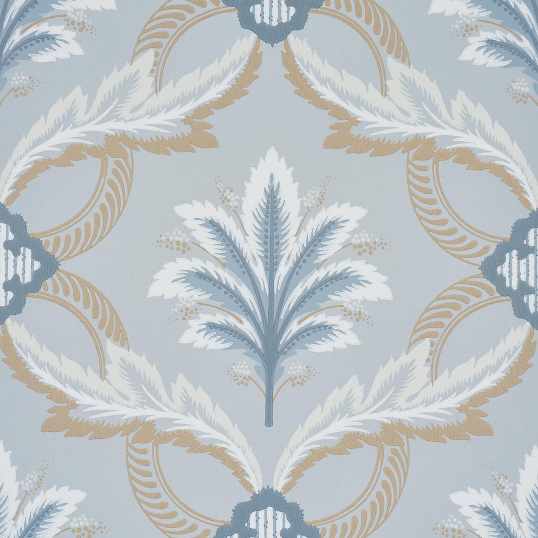 Front Waltz Wallpaper - Light Blue  5013152