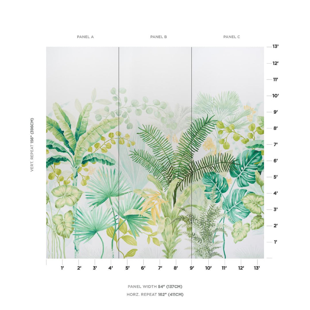 Big Tropical Panel Set - Green 5013270
