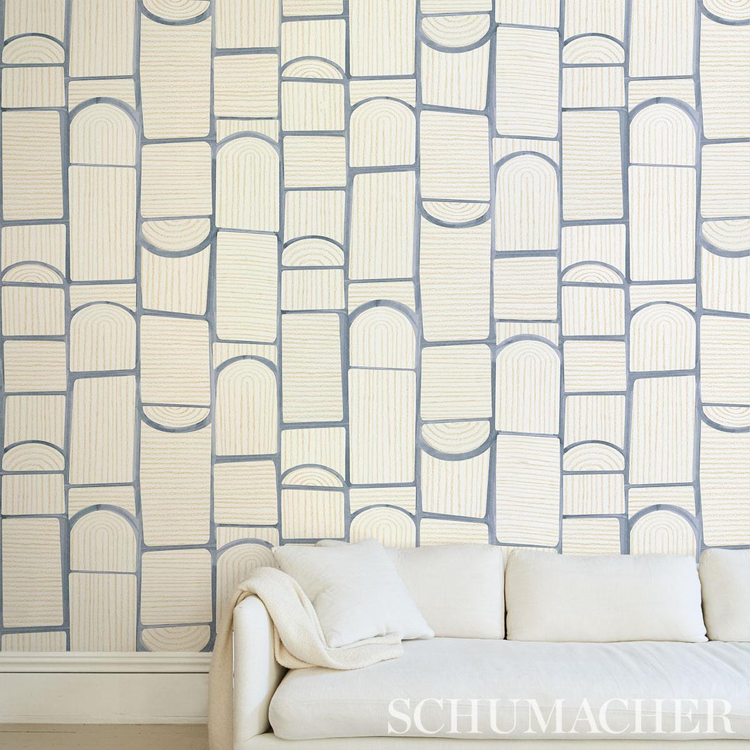 Bloomsbury Wallpaper Slate
