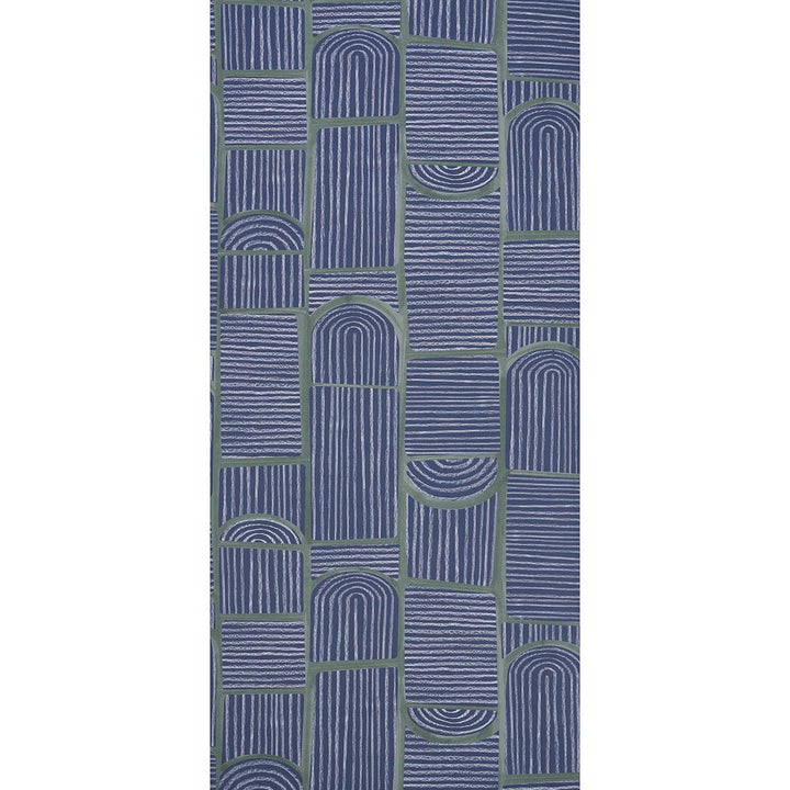Bloomsbury Wallpaper Deep Navy