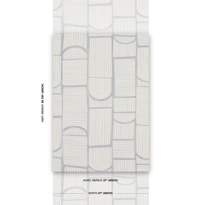 Bloomsbury Wallpaper Cool Gray