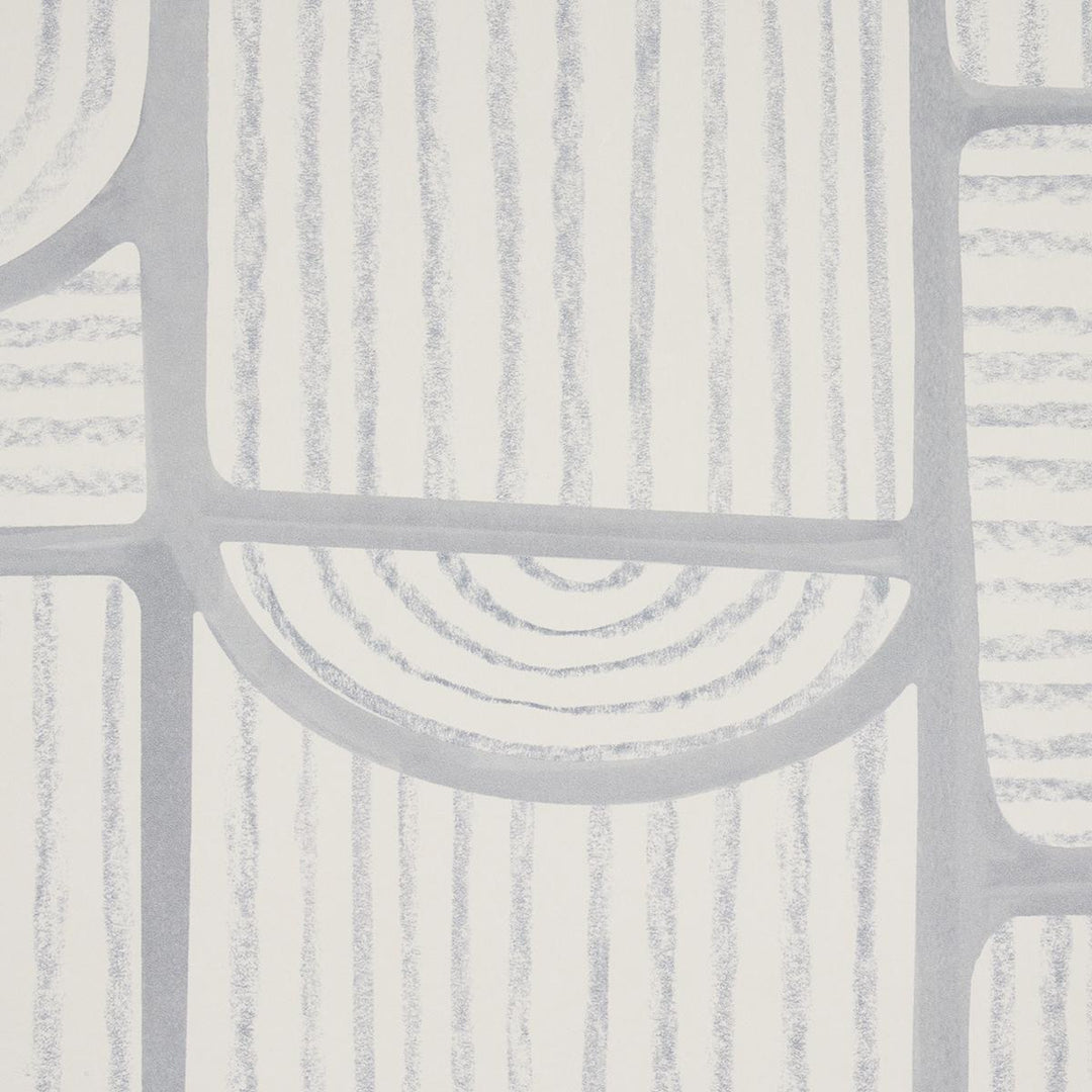Bloomsbury Wallpaper Cool Gray