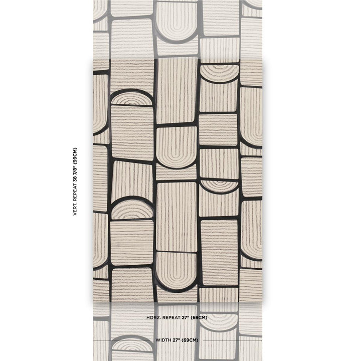 Bloomsbury Wallpaper Carbon
