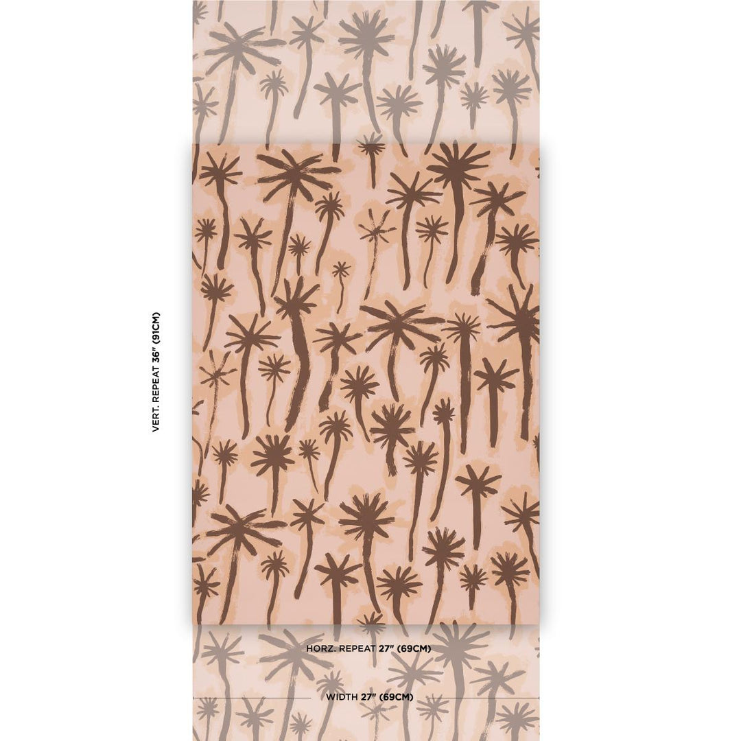 Palmitas Wallpaper - Coral 5014600