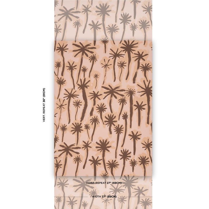 Palmitas Wallpaper - Coral 5014600
