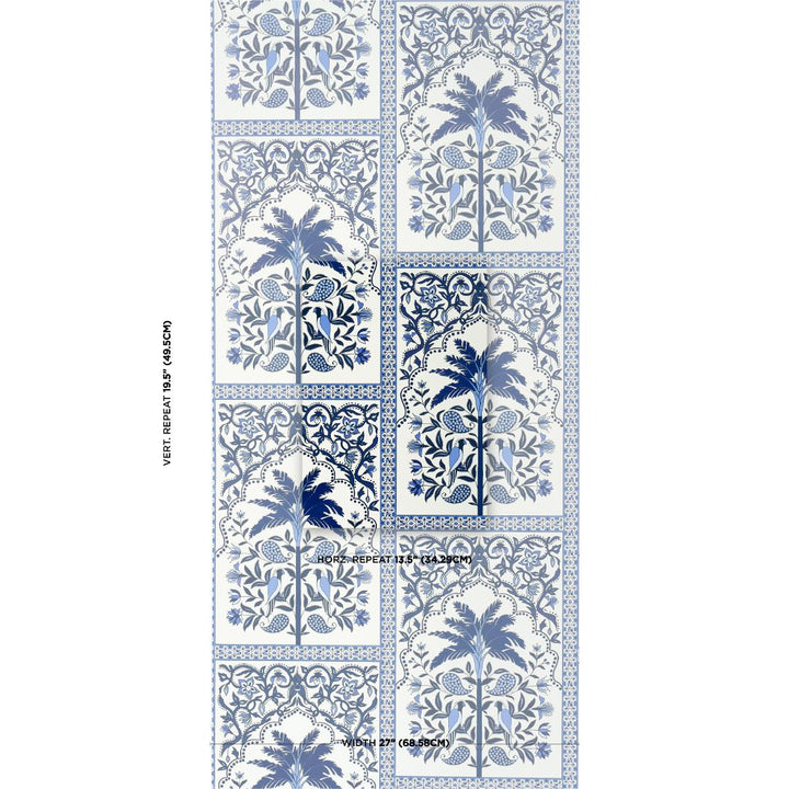 Amazonas Mystique Wallpaper - Tropical Shades of Blue  5016941