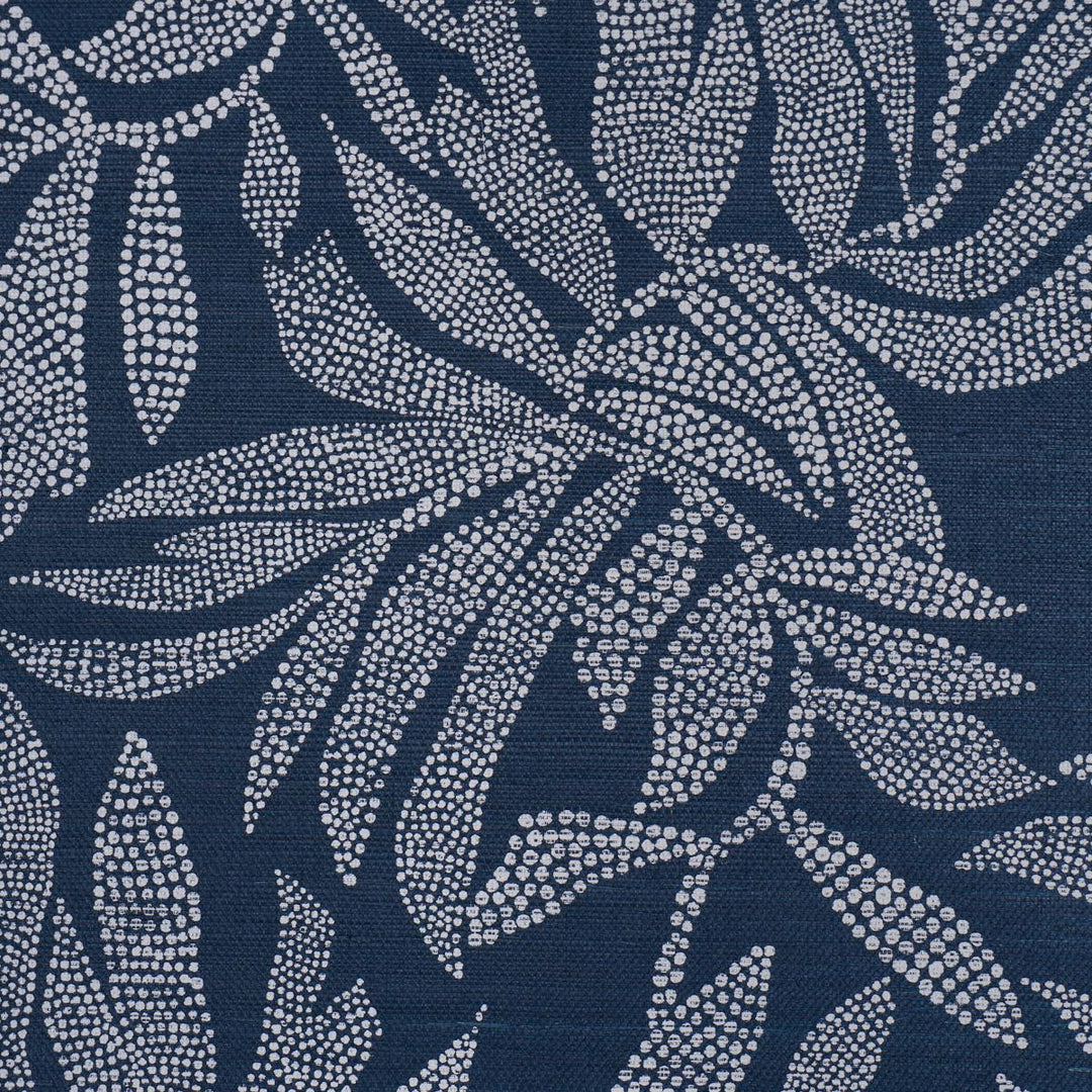 Tayrona Palm Mosaic Sisal Wallpaper Pacific Ocean Hues