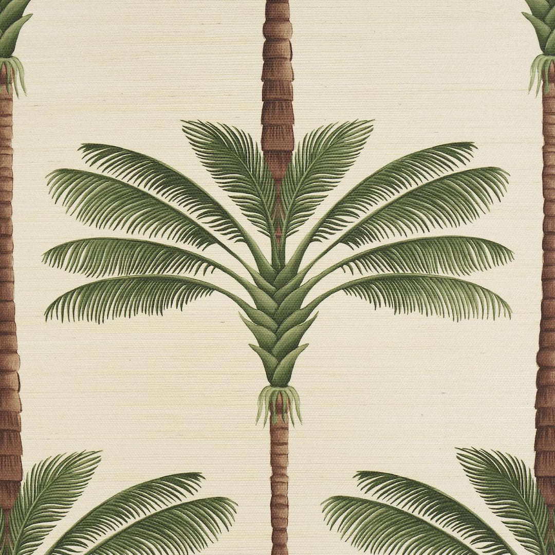 A Palm Is A Palm Sisal Wallpaper - In Daylight Evergreen  5016961