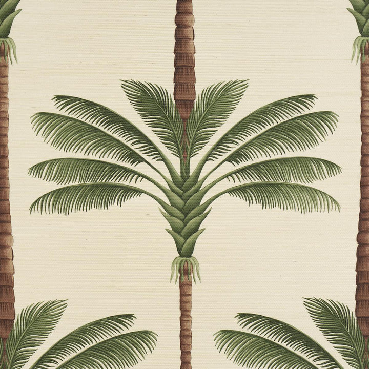 A Palm Is A Palm Sisal Wallpaper - In Daylight Evergreen  5016961