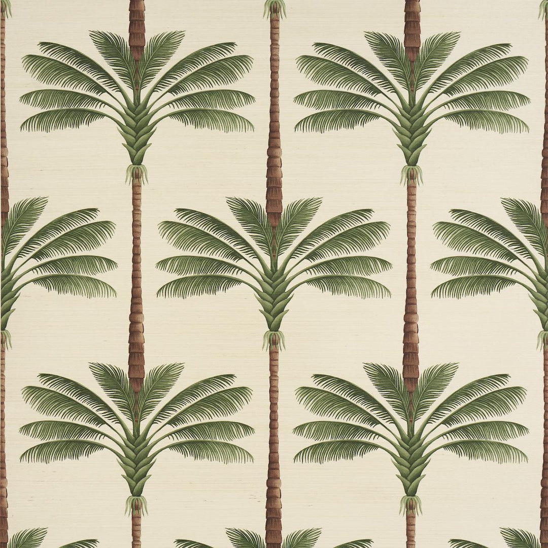 A Palm Is A Palm Sisal Wallpaper - In Daylight Evergreen  5016961