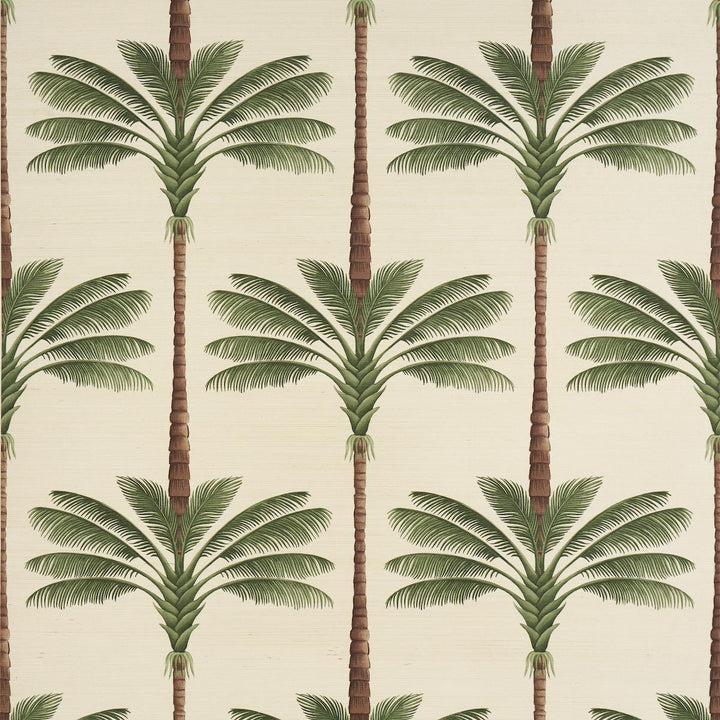 A Palm Is A Palm Sisal Wallpaper - In Daylight Evergreen  5016961