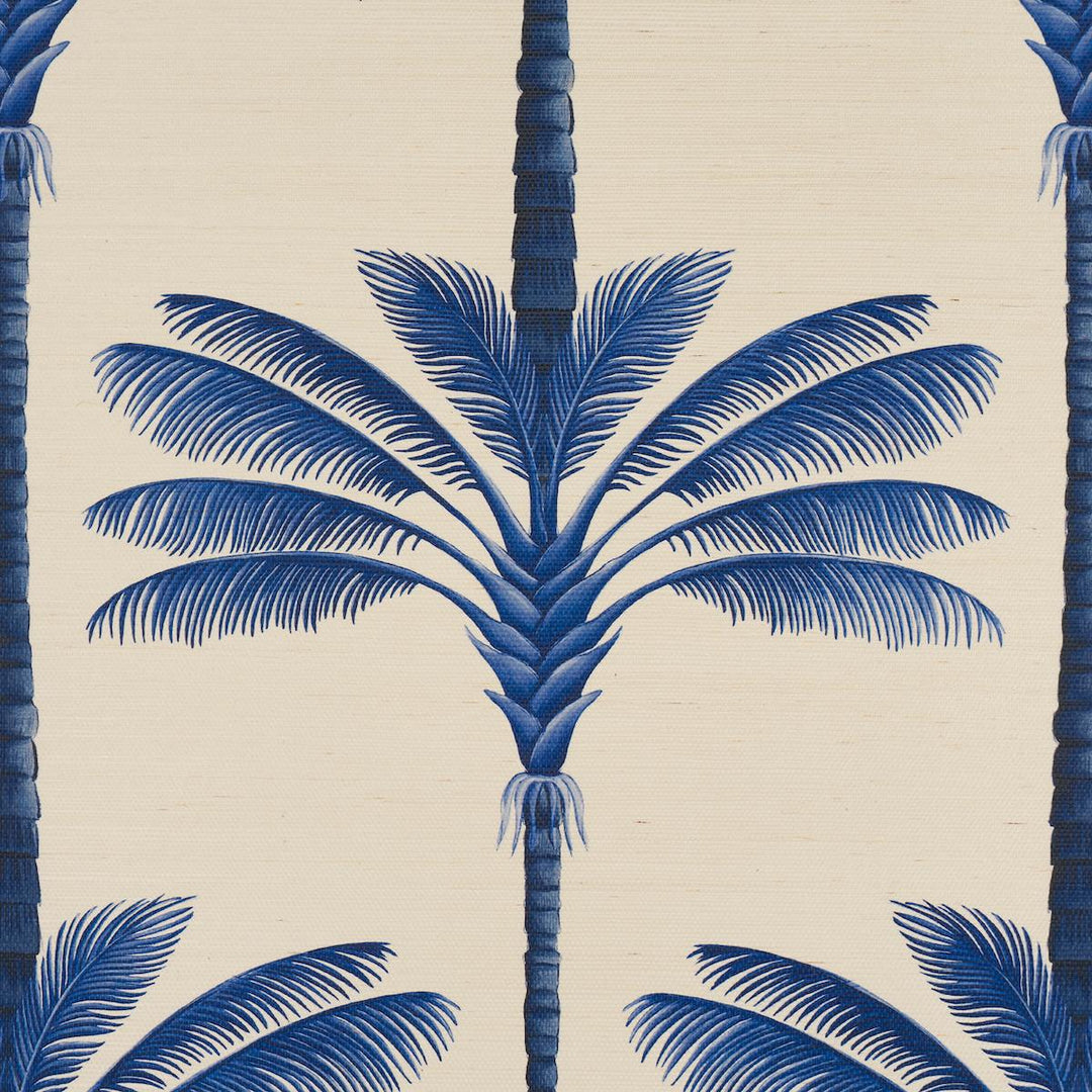 A Palm Is A Palm Sisal Wallpaper - Indigo Palm Grove 5016962
